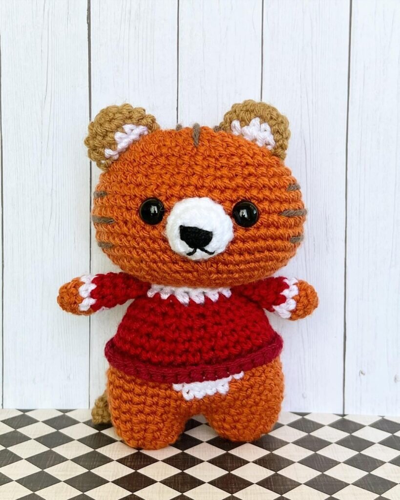 Amigurumi Tiger Cub Free Pattern 6