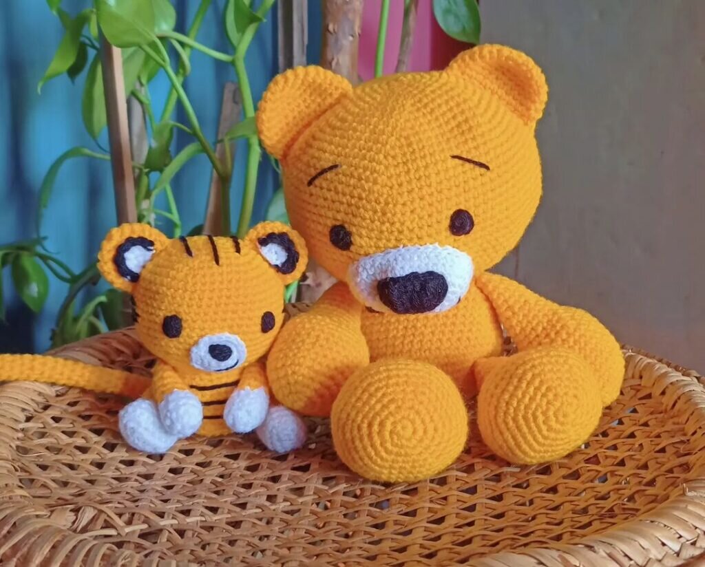 Amigurumi Tiger Cub Free Pattern 7