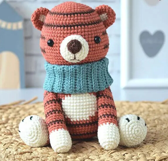 Amigurumi Tiger Cub Free Pattern