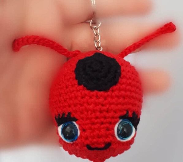 Amigurumi Tikki Keychain Free Pattern 1