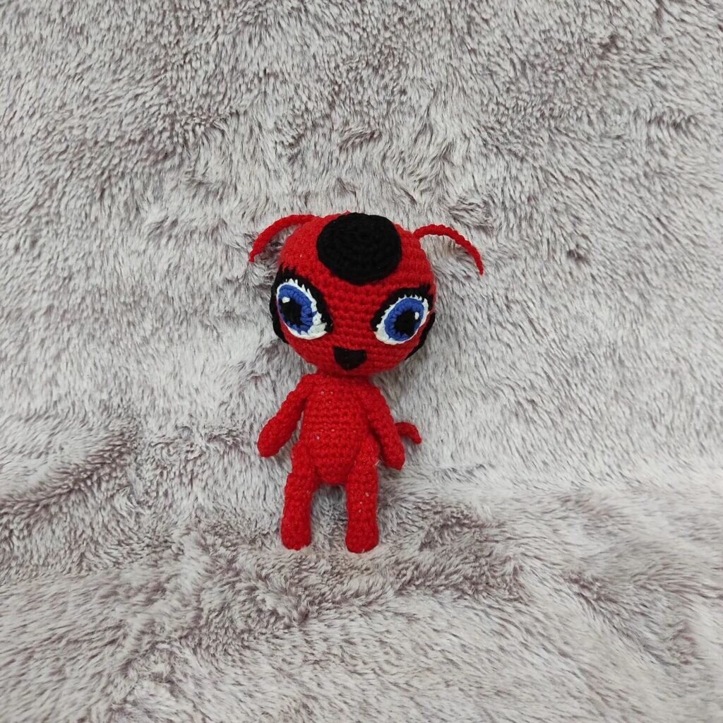 Amigurumi Tikki Keychain Free Pattern 3