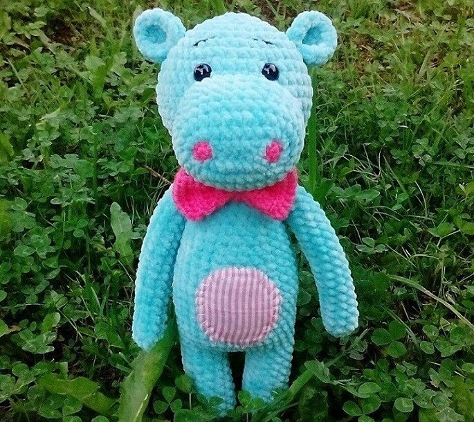 Amigurumi Toy Hippo Free Pattern 1