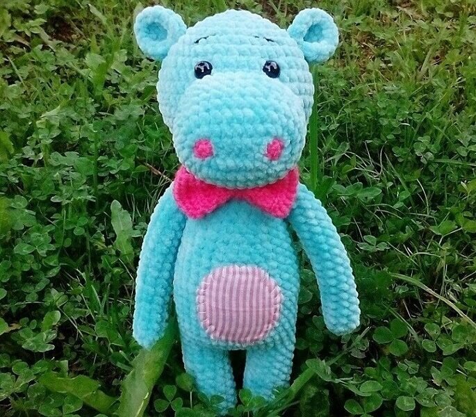 Amigurumi Toy Hippo Free Pattern