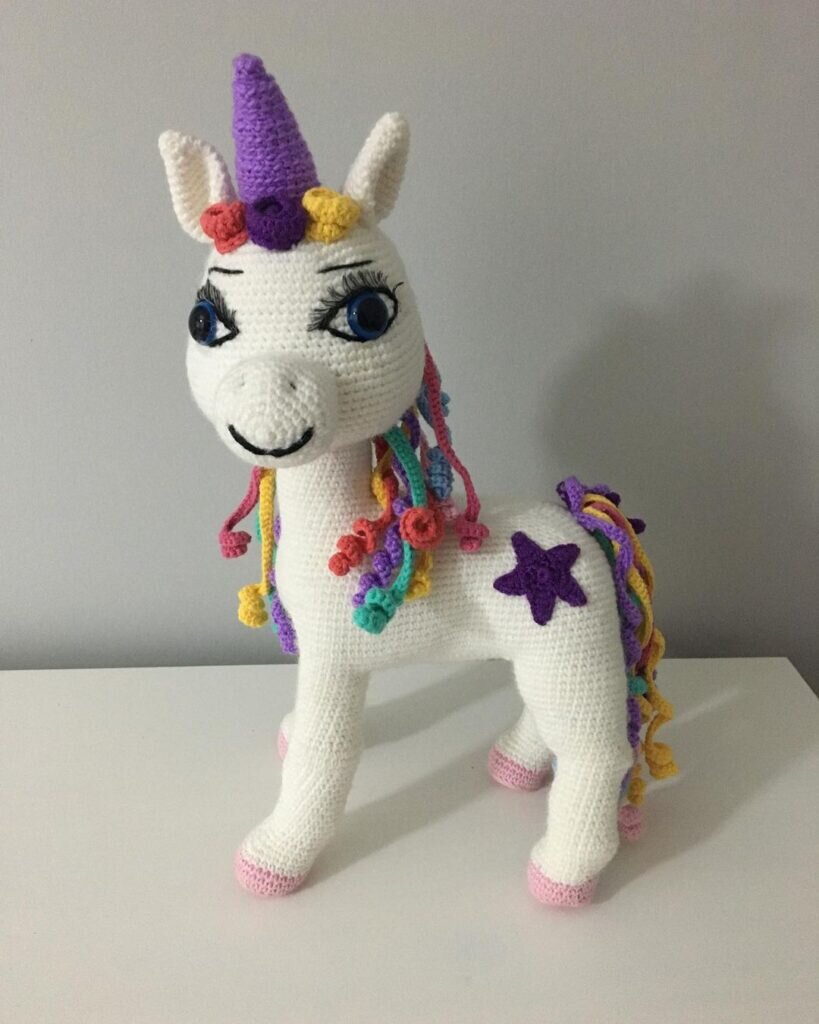 Amigurumi Unicorn Free Pattern 4