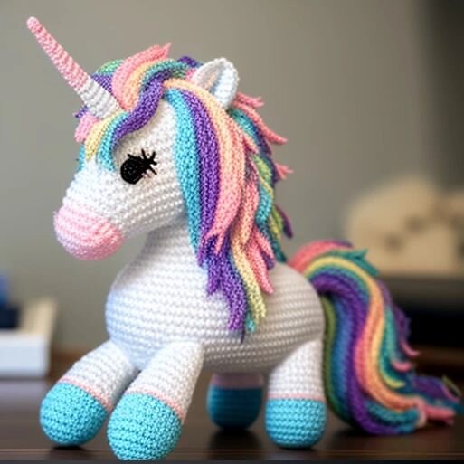 Amigurumi Unicorn Free Pattern 2