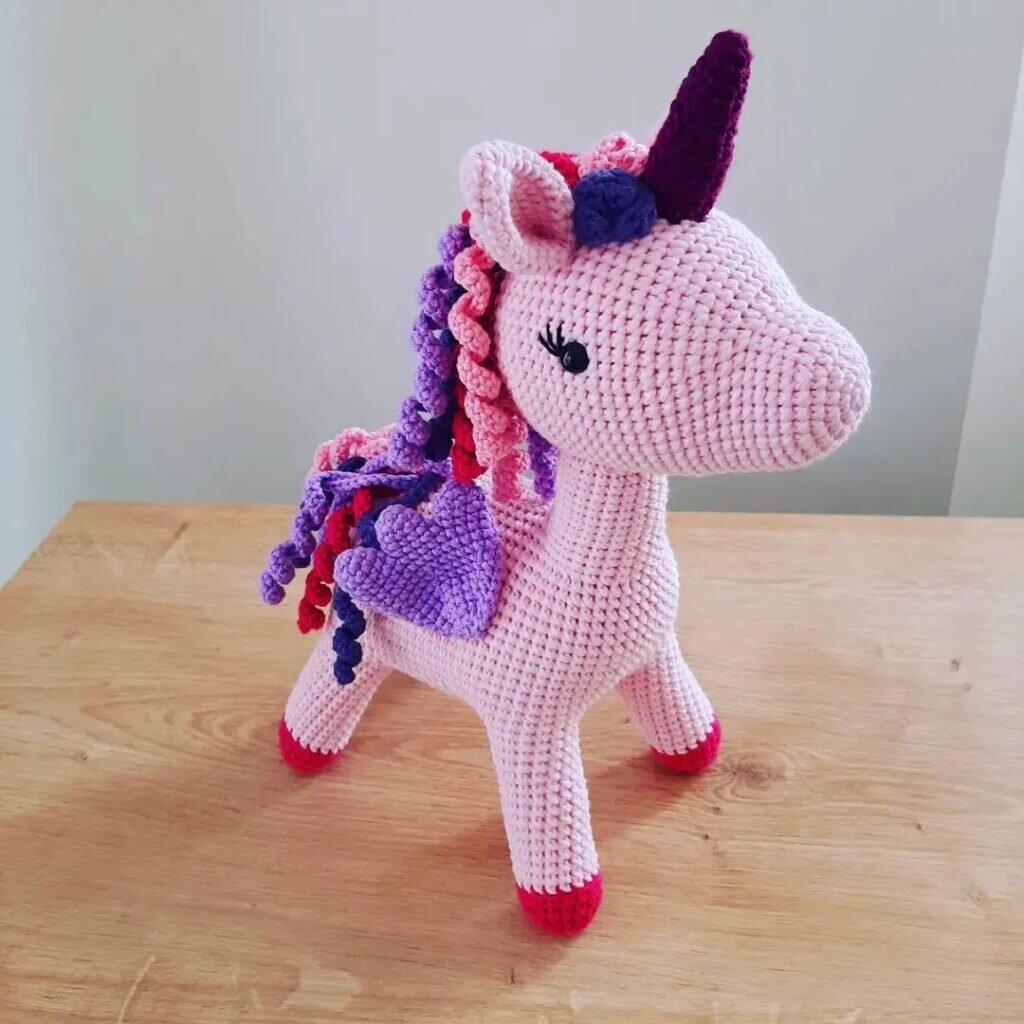 Amigurumi Unicorn Free Pattern 7