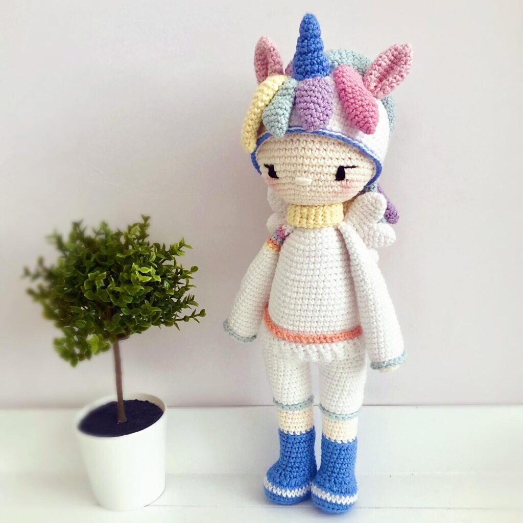 Amigurumi Unicorn Free Pattern 1