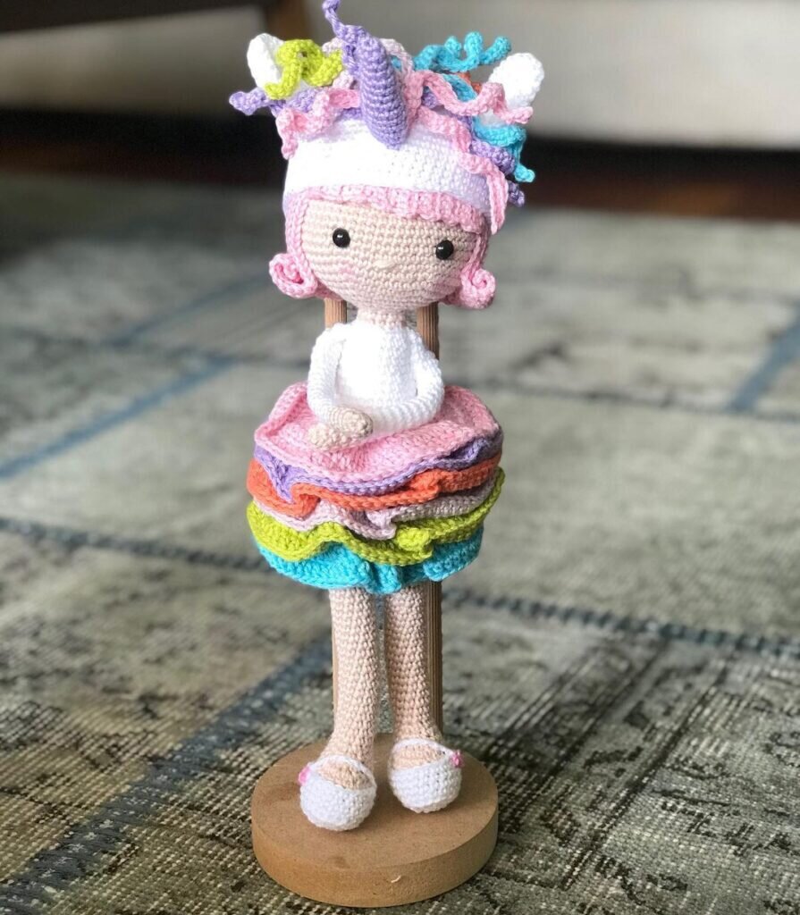 Amigurumi Unicorn Girl Free Pattern 1