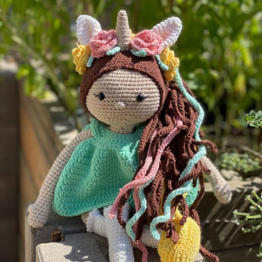 Amigurumi Unicorn Girl Free Pattern 3