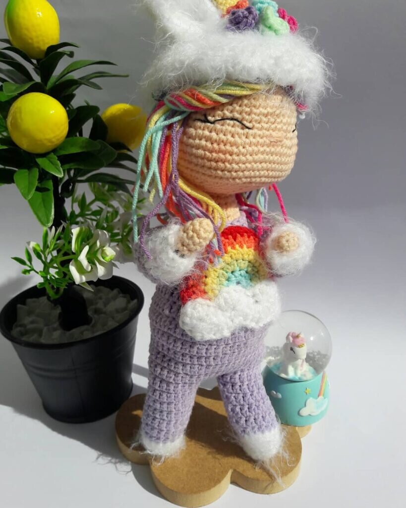 Amigurumi Unicorn Girl Free Pattern 5