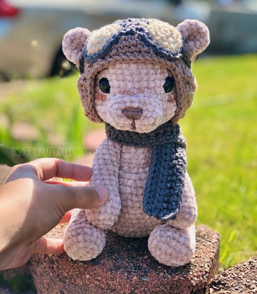 Amigurumi Velvet Teddy Bear Free Pattern 2