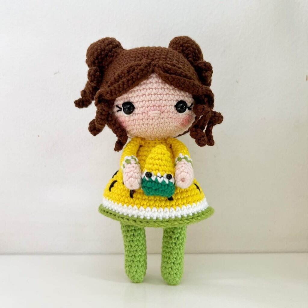 Amigurumi Watermelon Doll Free Pattern 2