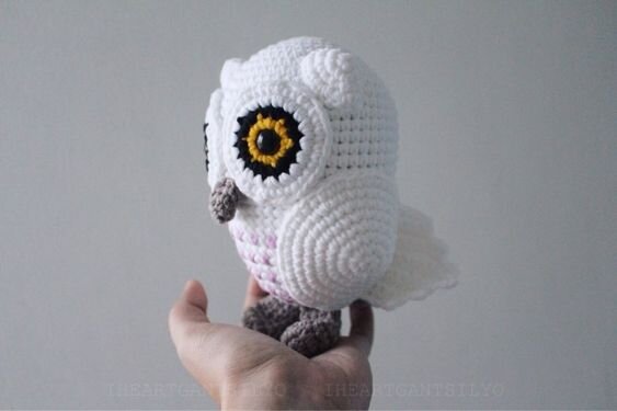 Amigurumi White Owl Free Pattern 6