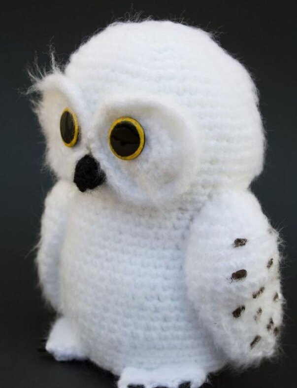 Amigurumi White Owl Free Pattern 7