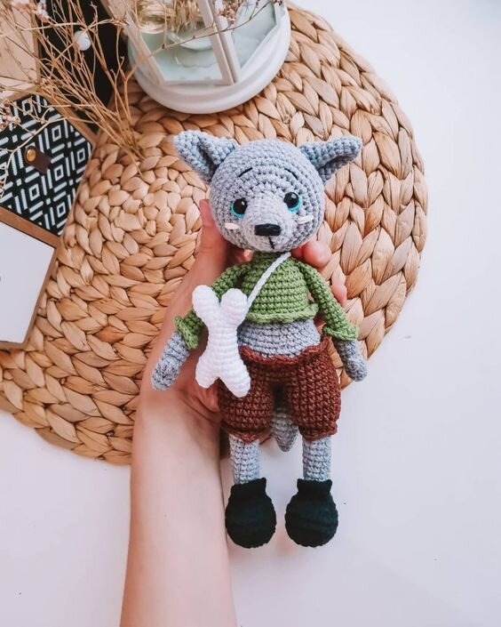 Amigurumi Wolfs Free Pattern 3