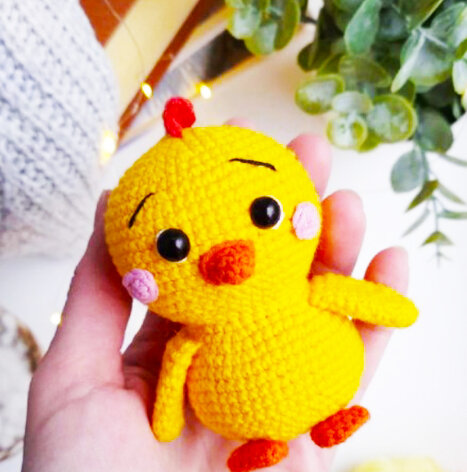 Amigurumi Yellow Chick Free Pattern