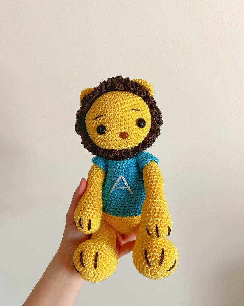 Amigurumi Yellow Leo Free Pattern 2