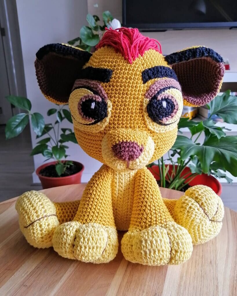 Amigurumi Yellow Leo Free Pattern 4