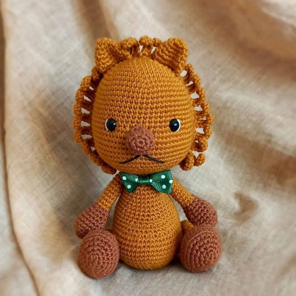 Amigurumi Yellow Leo Free Pattern 6