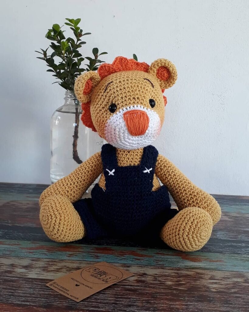 Amigurumi Yellow Leo Free Pattern 8