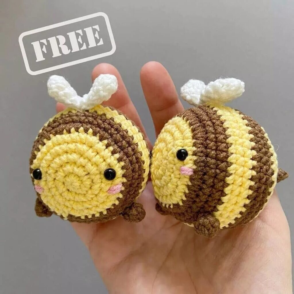 Bee Amigurumi Free Pattern 1