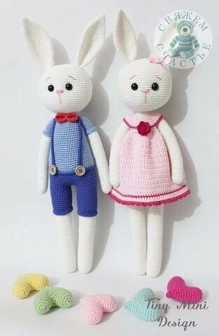 Bunny Family Amigurumi Free Crochet Pattern 5