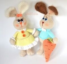 Bunny Family Amigurumi Free Crochet Pattern 7