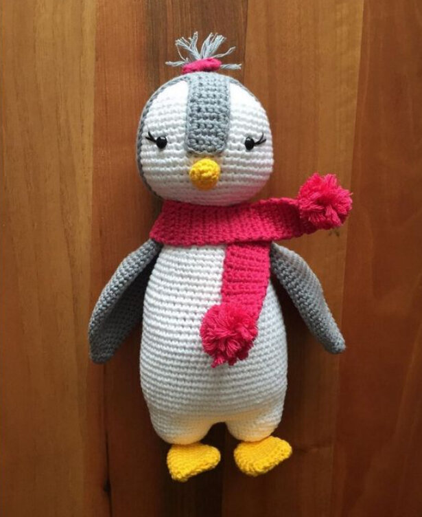 Cartoon Penguin Amigurumi Making 4