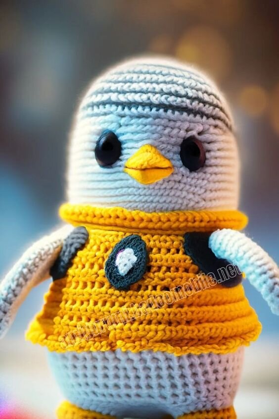 Cartoon Penguin Amigurumi Making 7