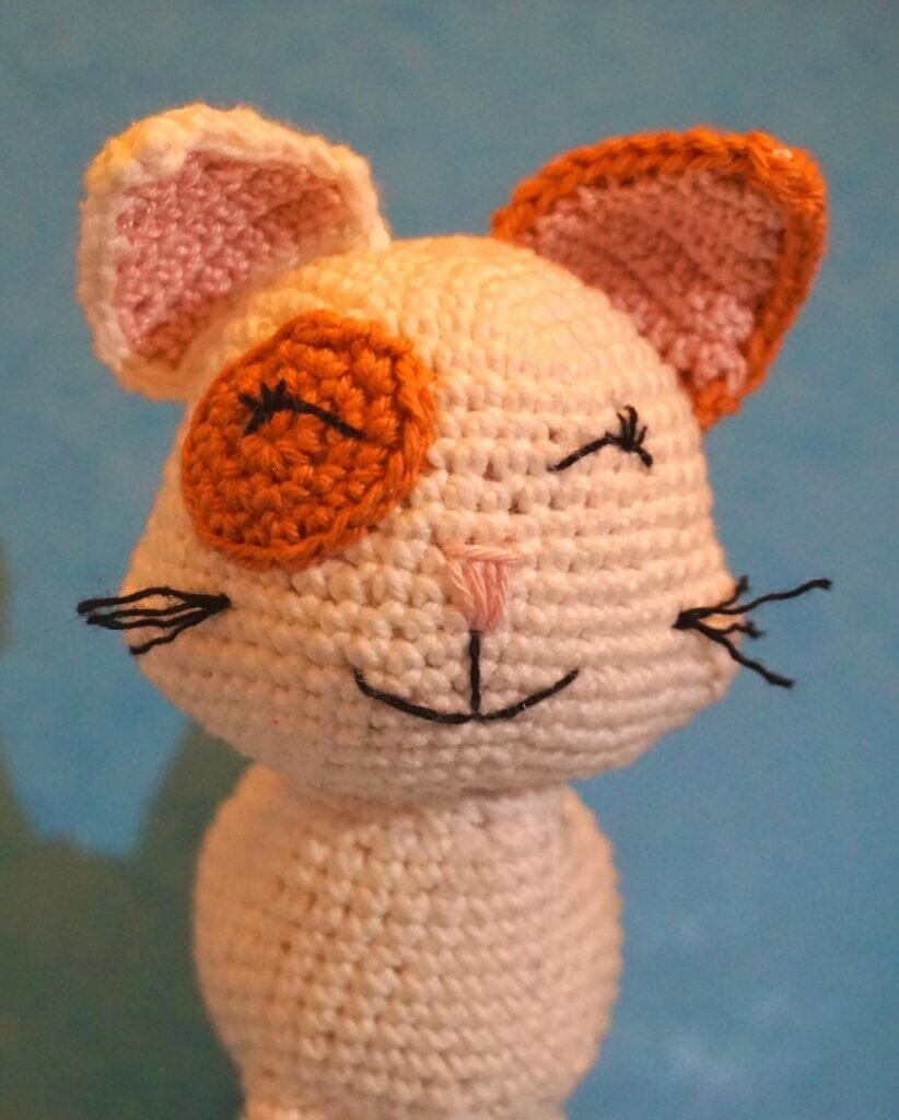 Cat Pink Amigurumi Free Pattern 3