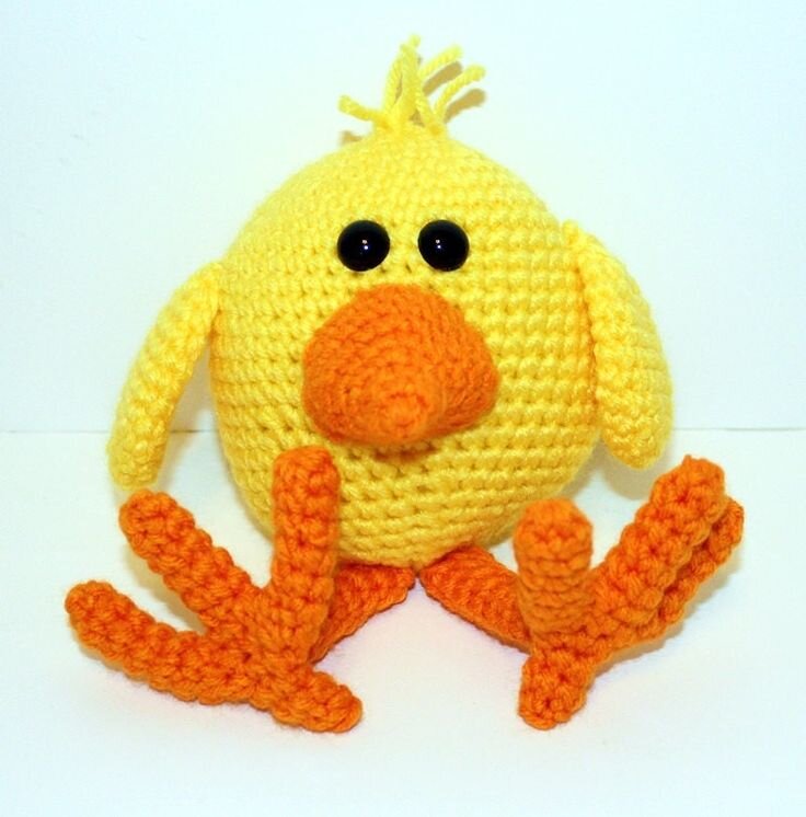 Chick Keychain Amigurumi Free Pattern 3