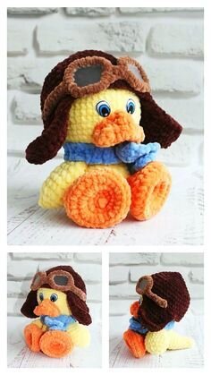 Chick Keychain Amigurumi Free Pattern 7