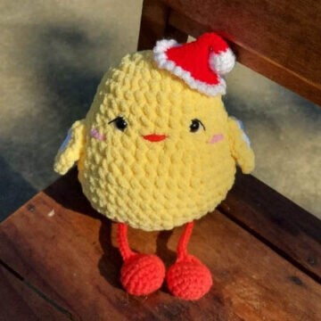 Chick Keychain Amigurumi Free Pattern