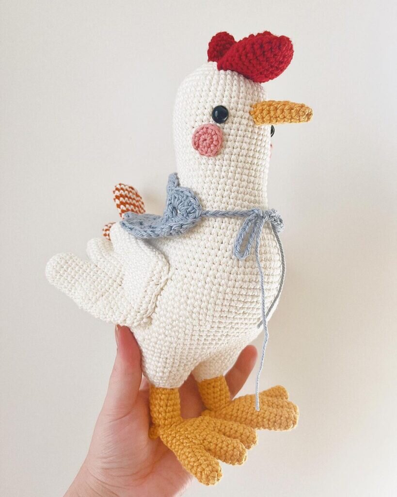 Chicken Amigurumi Free Pattern 6