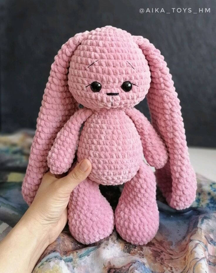 Color Rabbit Amigurumi Free Pattern 4