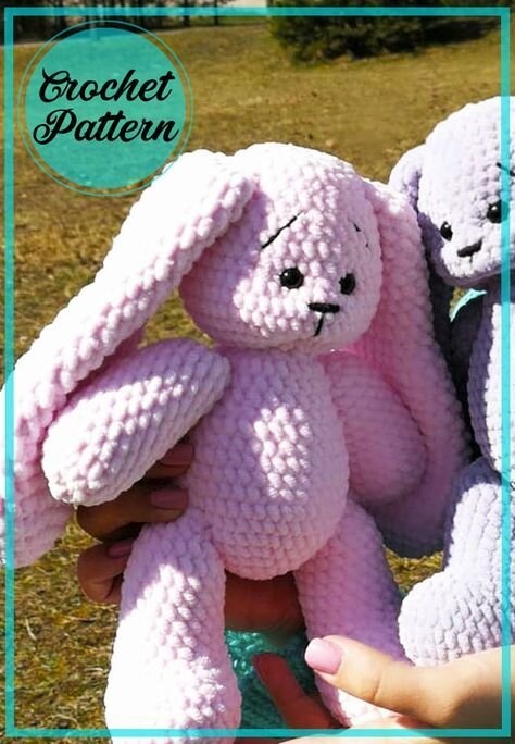 Color Rabbit Amigurumi Free Pattern 6