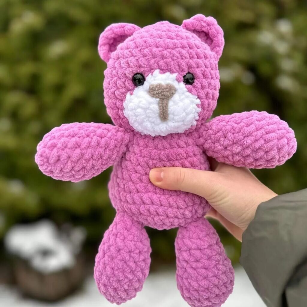 Color Toy Bear Free Crochet Pattern Amigurumi 2