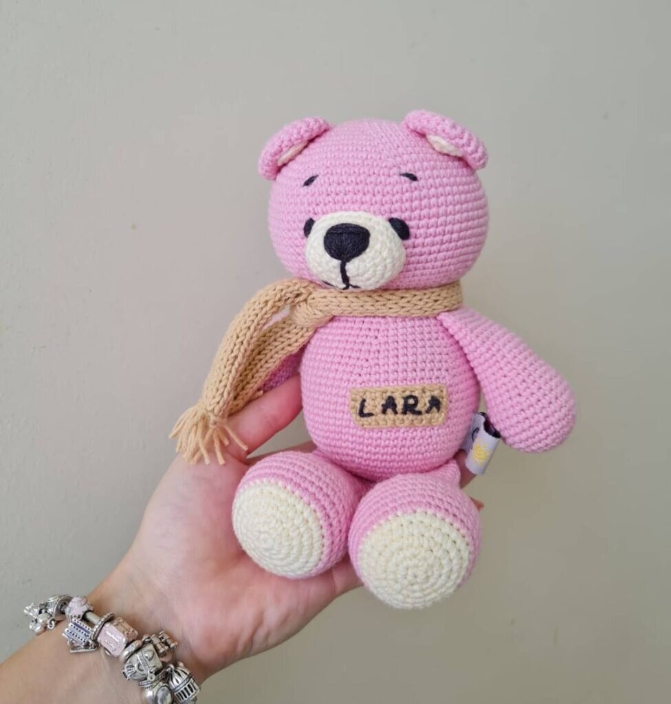 Color Toy Bear Free Crochet Pattern Amigurumi 3