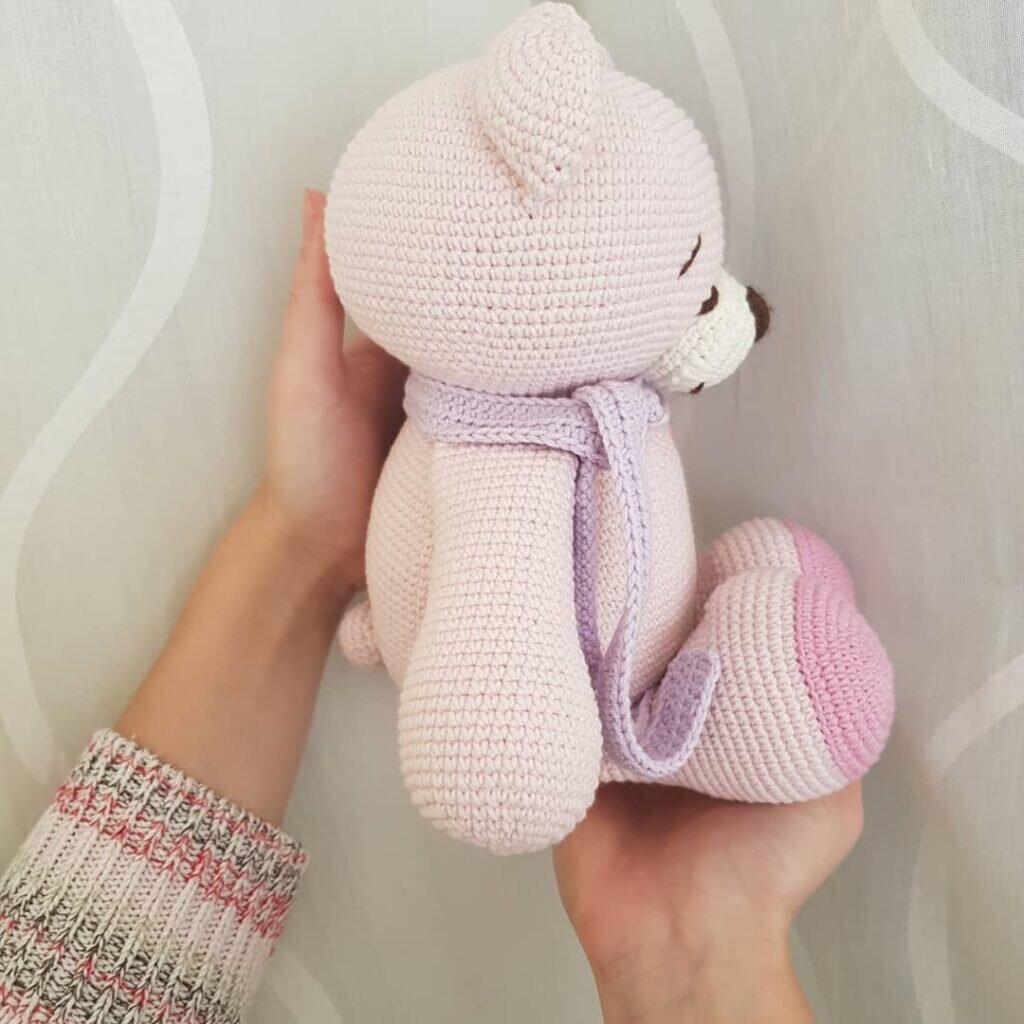 Color Toy Bear Free Crochet Pattern Amigurumi 5