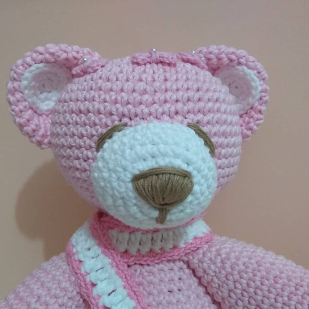 Color Toy Bear Free Crochet Pattern Amigurumi 8