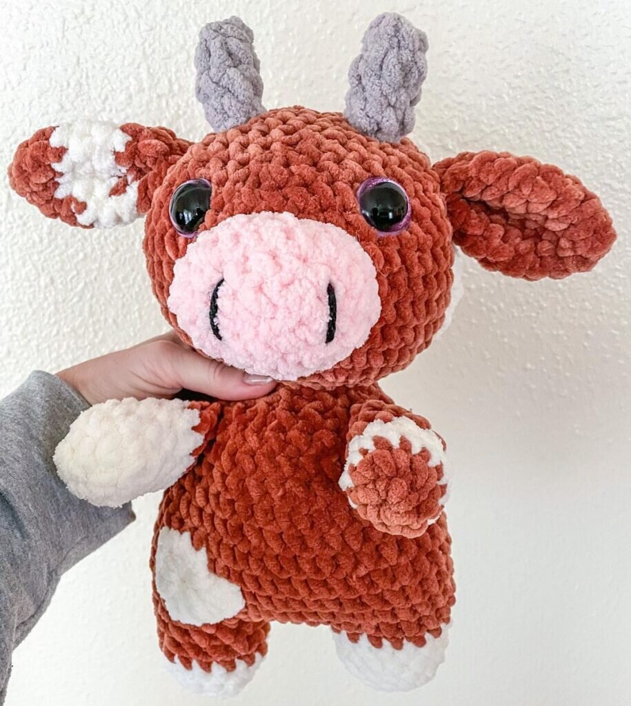 Cow Amigurumi Free Pattern 4