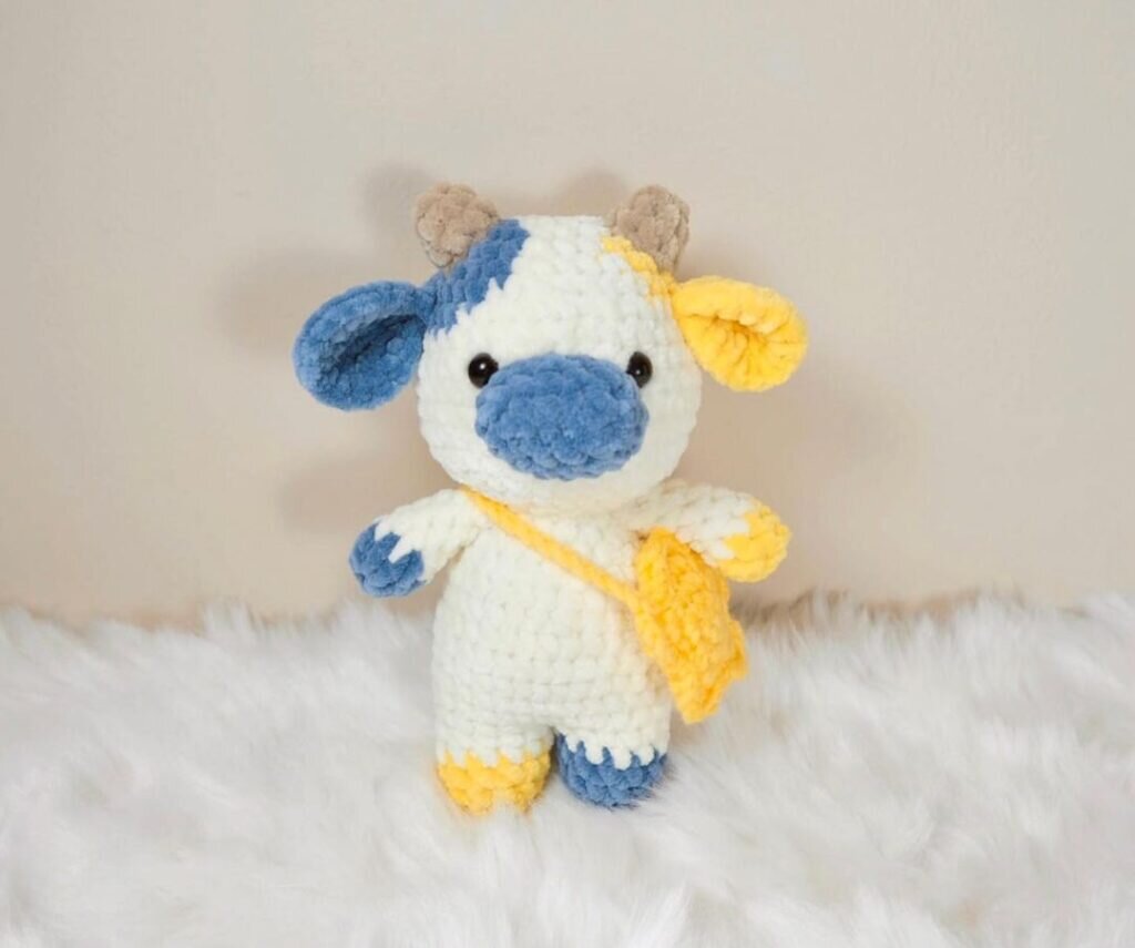 Cow Amigurumi Free Pattern 5