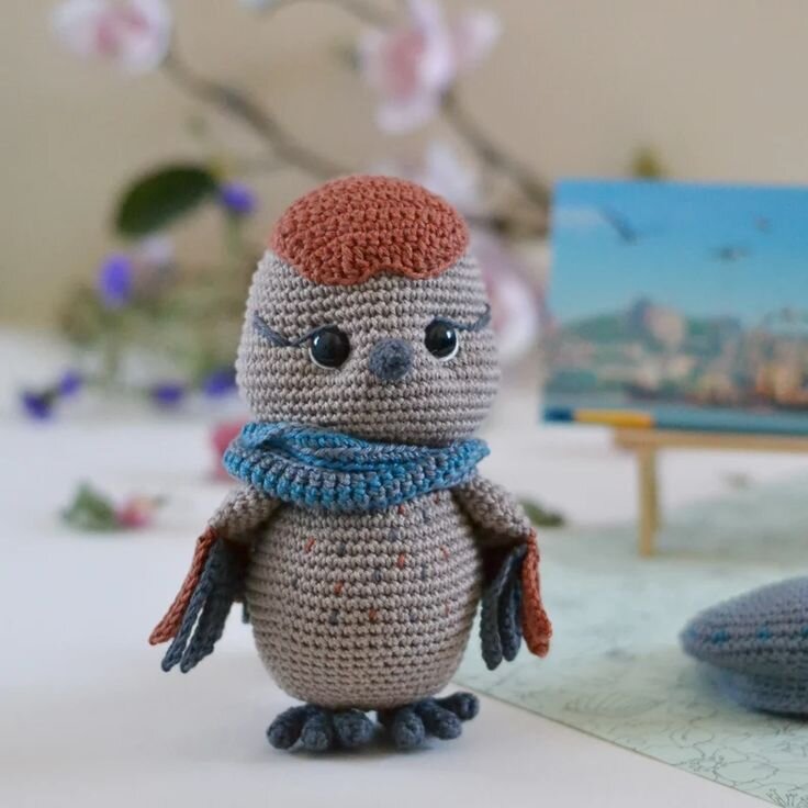 Crochet Amigurumi Easy Bird Free Pattern 7