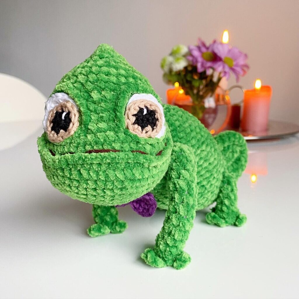 Crochet Cameleon Amigurumi Free Pattern 2