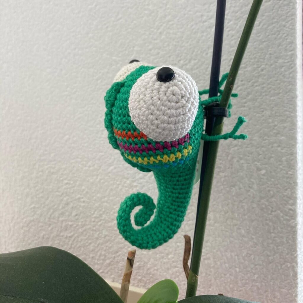 Crochet Cameleon Amigurumi Free Pattern 6