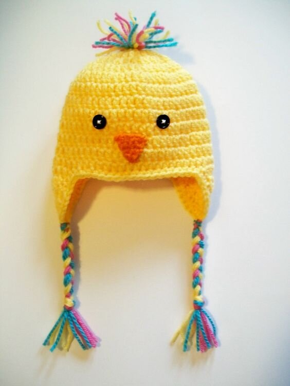 Crochet Chick Hat Free Pattern 7