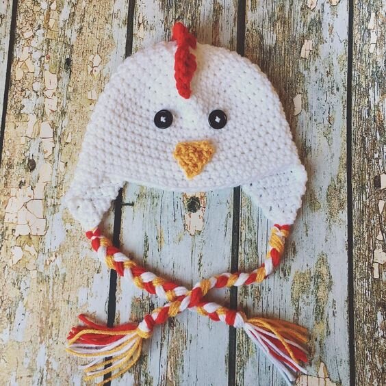 Crochet Chick Hat Free Pattern 8