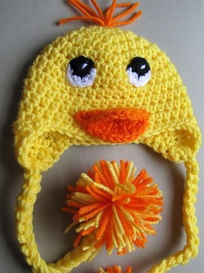 Crochet Chick Hat Free Pattern 9