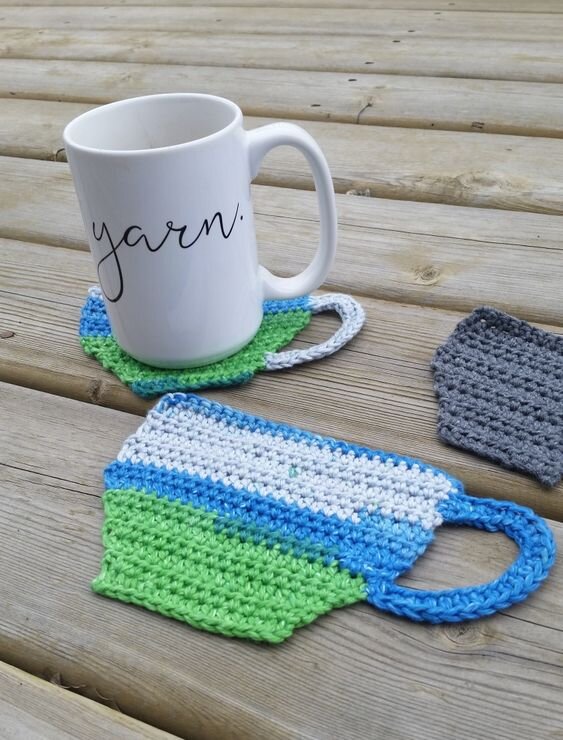 Crochet Coaster Free Pattern 3