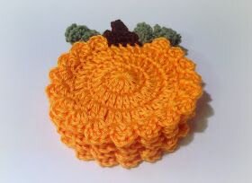 Crochet Coaster Free Pattern 9